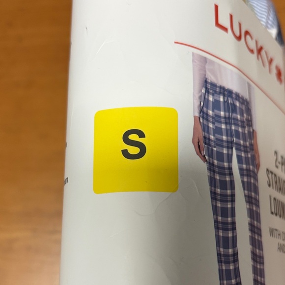 Lucky Brand Blue and White Lounge Pants 2-Pack - Picture 3 of 3